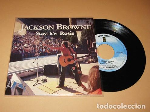 Discos de vinilo: JACKSON BROWNE - STAY / ROSIE - SINGLE - 1978 - Foto 1