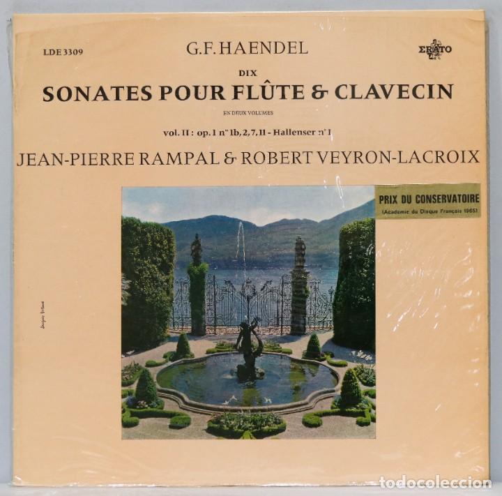 Discos de vinilo: LP. HAENDEL. SONATES POUR FLUTES & CLAVECIN - Foto 1