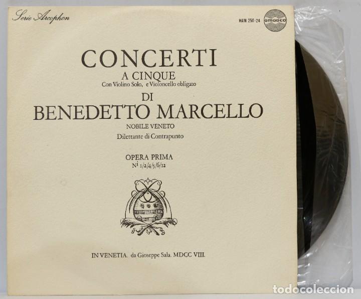 Discos de vinilo: LP. CONCERTI A CINQUE. BENEDETTO MARCELLO. OPERA PRIMA N 1 2 4 5 6 12
