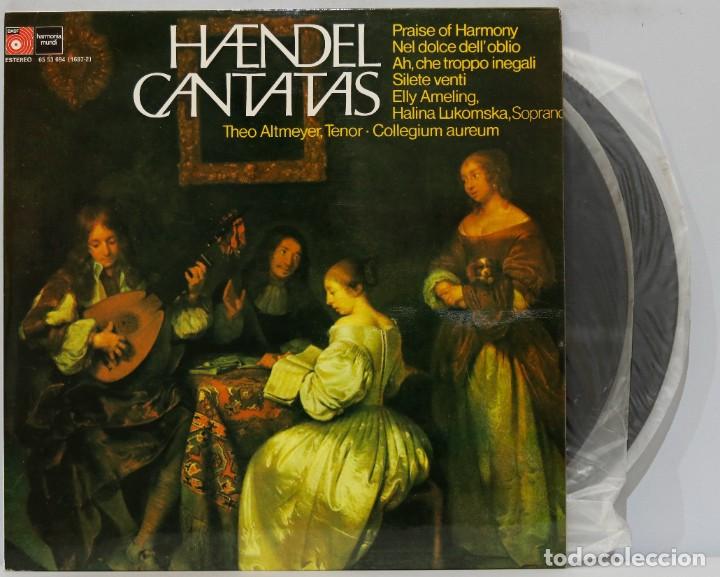 Discos de vinilo: 2 LP. HAENDEL. CANTATAS. GATEFORD - Foto 1