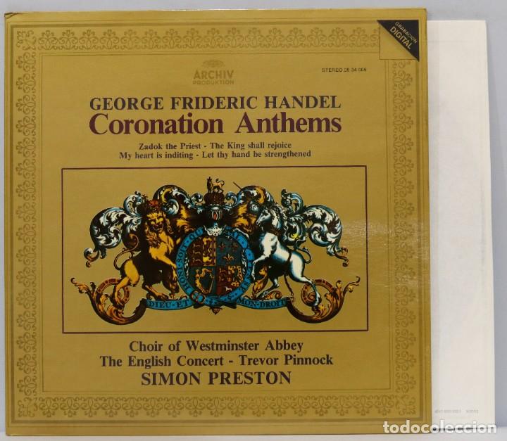 Discos de vinilo: LP. CORONATION ANTHEMS. HANDEL. PRESTON - Foto 1