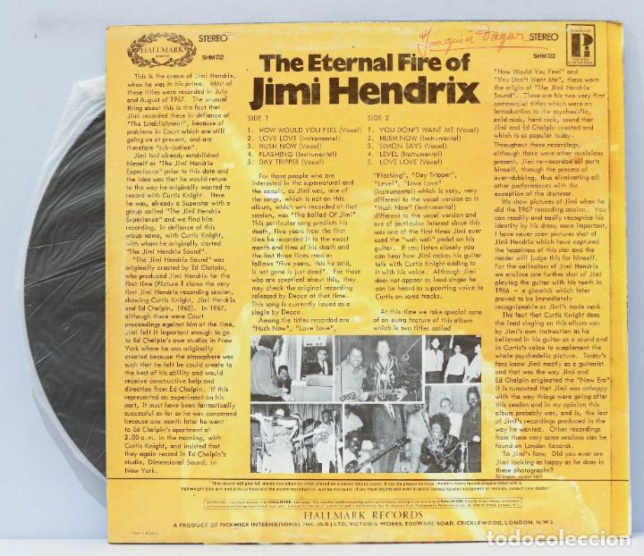 Discos de vinilo: LP. THE ETERNAL FIRE. JIMI HENDRIX - Foto 2