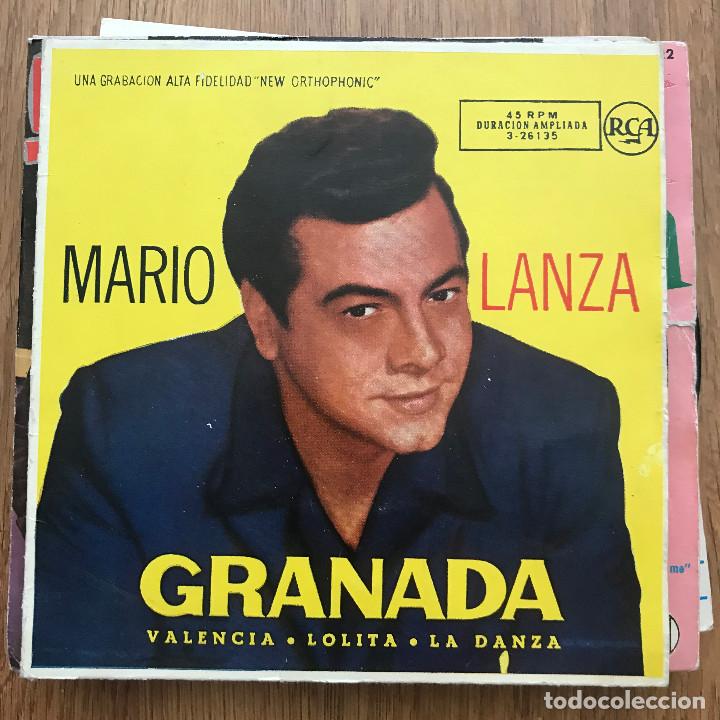Discos de vinilo: MARIO LANZA - GRANADA - 7&rdquo; EP RCA 1958 - Foto 1