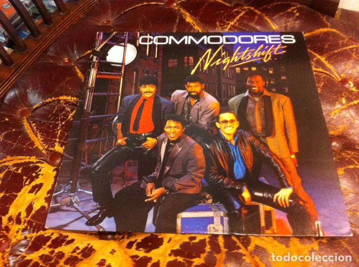 Discos de vinilo: COMMODORES. NIGHTSHIFT. LP. 1985 - Foto 1