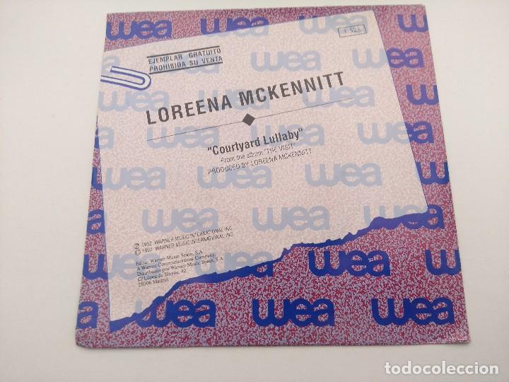 Discos de vinilo: SINGLE/LOREENA McKENNITT/COURTYARD LULLABY/PROMOCIONAL. - Foto 3