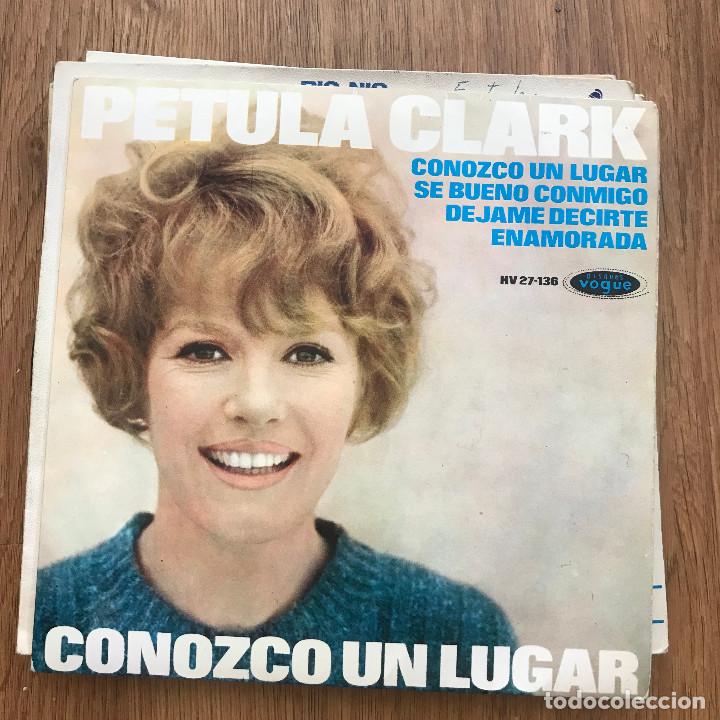 Discos de vinilo: PETULA CLARK - I KNOW A PLACE - 7&rdquo; EP HISPAVOX 1965 - Foto 1