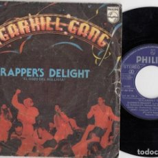 Disques de vinyle: SUGARHILL GANG - RAPPER DELIGHT - 7” SINGLE - PHILIPS - 1980 - EDICION ESPAÑOLA. Lote 271953188