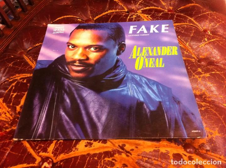 Discos de vinilo: ALEXANDER ONEAL. FAKE. MAXI SINGLE. 1987 - Foto 1