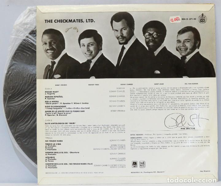 Discos de vinilo: LP. THE CHECKMATES ltd. PROUD MARY . - Foto 2