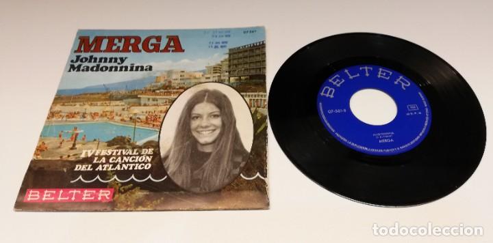 Discos de vinilo: Merga - Johnny / Madonnina (7&rdquo;, Single) - Foto 2