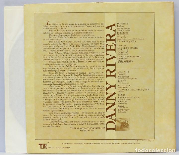 Discos de vinilo: LP. DANNY RIVERA. DANZA PARA MI PUEBLO - Foto 2