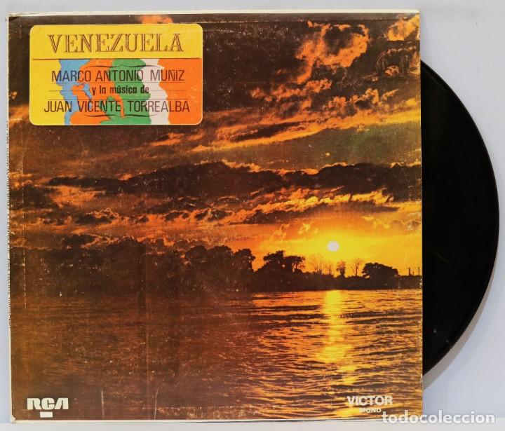 Vinyl-Schallplatten: LP. VENEZUELA. MARCO ANTONIO MU&Ntilde;IZ Y MUSICA DE JUAN VICENTE TORREALABA
