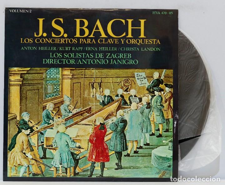 Disques de vinyle: LP. LP BACH LOS CONCIERTOS PARA CLAVE Y ORQUESTA. VOL. 2