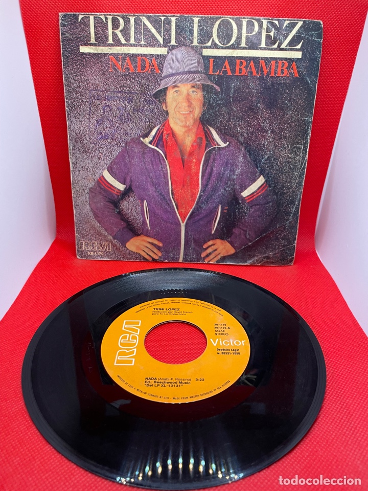 Discos de vinilo: Trini L&oacute;pez Nada/ La bamba RCA 1980 - Foto 1