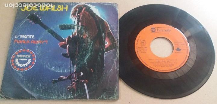 Discos de vinilo: JOE WALSH / LARGATE / SINGLE 7 PULGADAS - Foto 1