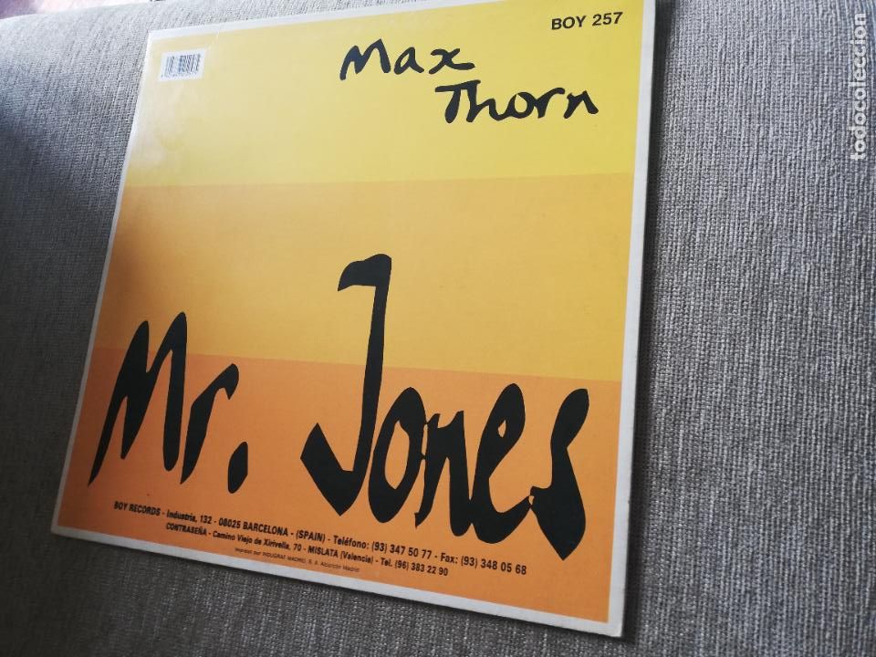 Discos de vinilo: Max thorn-mr jones. maxi - Foto 2