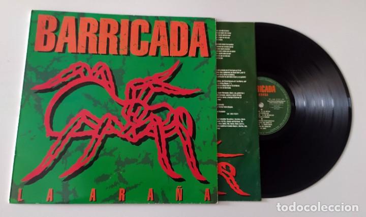 Discos de vinilo: LP BARRICADA - LA ARA&Ntilde;A - Foto 3