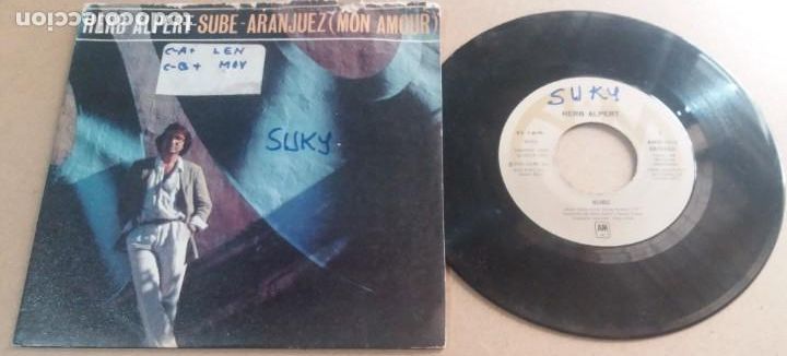 Discos de vinilo: HERB ALPERT / SUBE-ARANJUEZ / SINGLE 7 PULGADAS - Foto 1