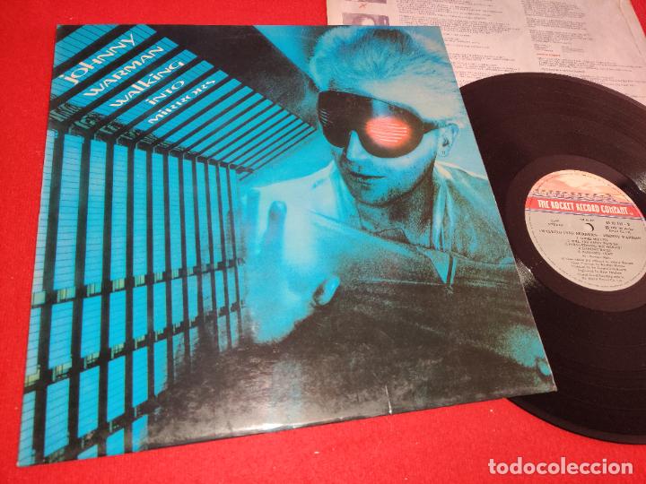 Discos de vinilo: JOHNNY WARMAN Walking into mirrors LP 1981 Rocket record ESPA&Ntilde;A SPAIN SYNTH - Foto 1