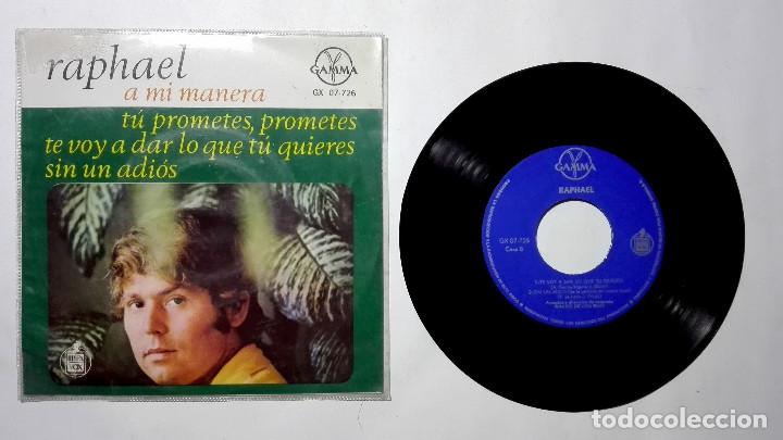 Discos de vinilo: RAPHAEL A MI MANERA EP 45 RPM IMPORTADO - Foto 1