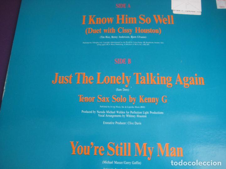 Discos de vinilo: Cissy & Whitney Houston ‎– I Know Him So Well - MAXI SINGLE ARISTA 1988 - DISCO FUNK POP 80S - Foto 3 - 272126458