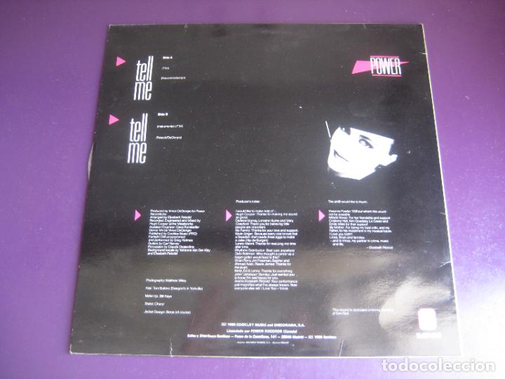 Discos de vinilo: Vanelle ‎– Tell Me - MAXI SINGLE ZAFIRO 1986 - ELECTRONICA DISCO HI NRG - VINILO SIN USO - Foto 2 - 272126833