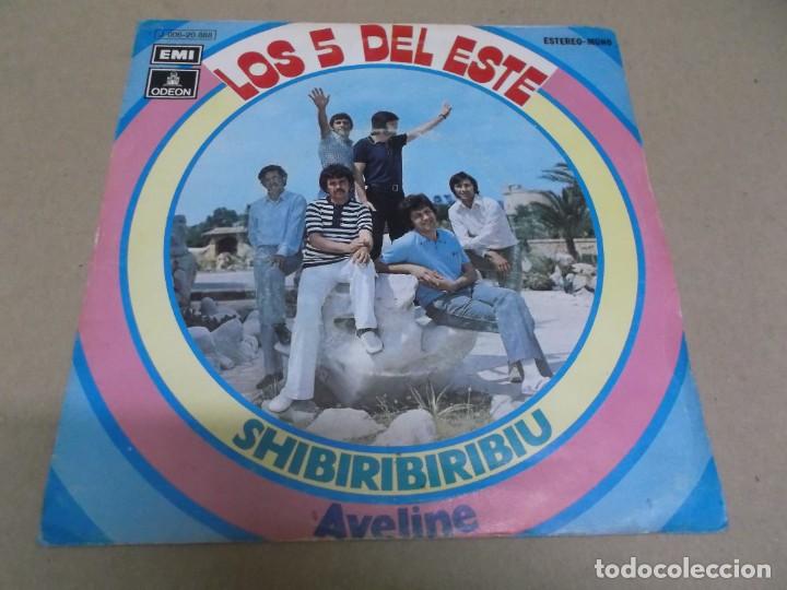 Discos de vinilo: LOS 5 DEL ESTE (SN) SHIBIRIBIRIBIU A&Ntilde;O 1972 - Foto 1