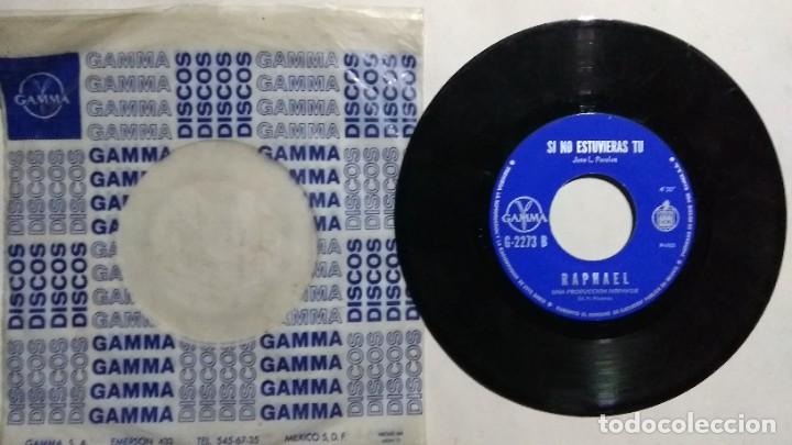 Discos de vinilo: RAPHAEL COMO YO TE AMO SINGLE EP 45 RPM IMPORTADO - Foto 2