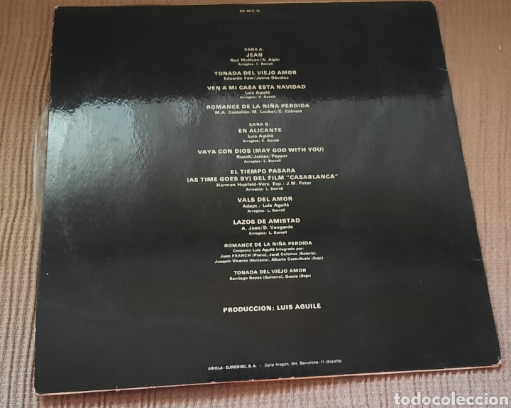 Discos de vinilo: LP LUIS AGUILE - PARA QUERERNOS MAS - - Foto 2