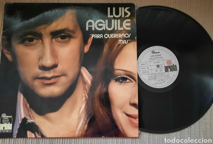 Discos de vinilo: LP LUIS AGUILE - PARA QUERERNOS MAS - - Foto 1
