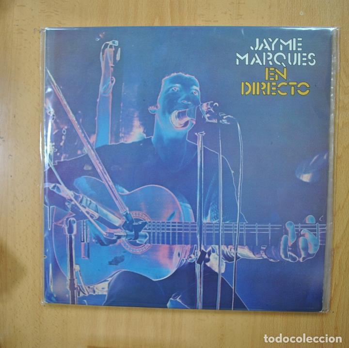 Discos de vinilo: JAYME MARQUES - EN DIRECTO - GATEFOLD - 2 LP - Foto 1