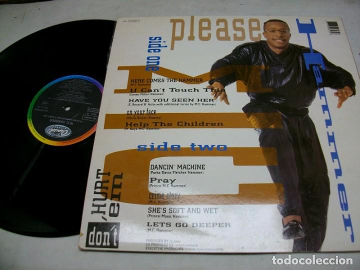Discos de vinilo: MC HAMMER DONT HURTEM LP VINYL - Foto 2