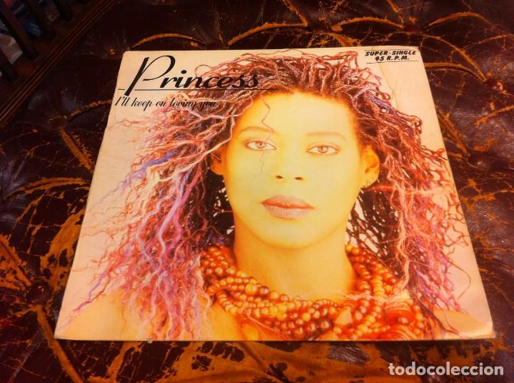 Dischi in vinile: PRINCESS. I'LL KEEP ON LOVING YOU. MAXI, 1986