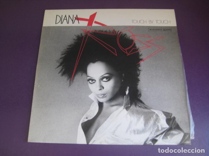 DIANA ROSS ‎– TOUCH BY TOUCH - MAXI SINGLE CAPITOL 1986 - FUNK DISCO ELECTRONICA POP 80'S - POCO USO (Música - Discos de Vinilo - Maxi Singles - Disco y Dance)