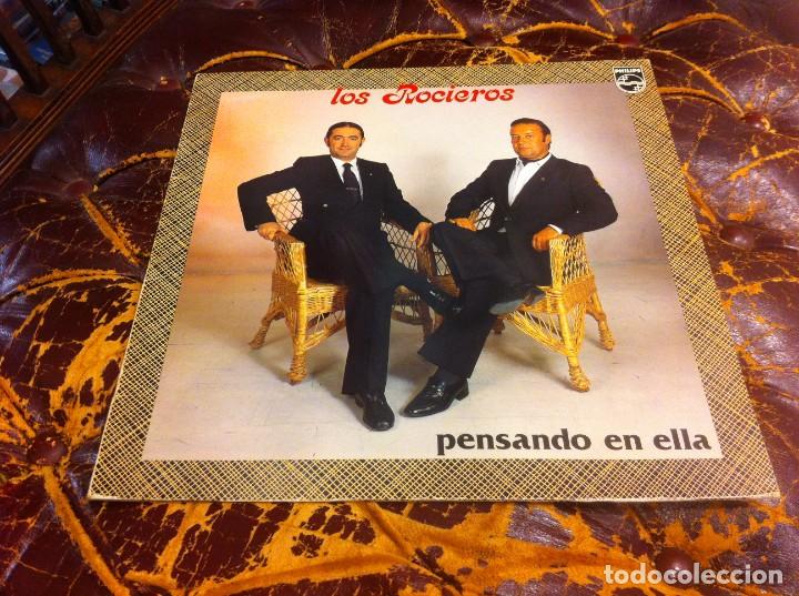 Discos de vinilo: LOS ROCIEROS. PENSANDO EN ELLA. LP 1983 - Foto 1