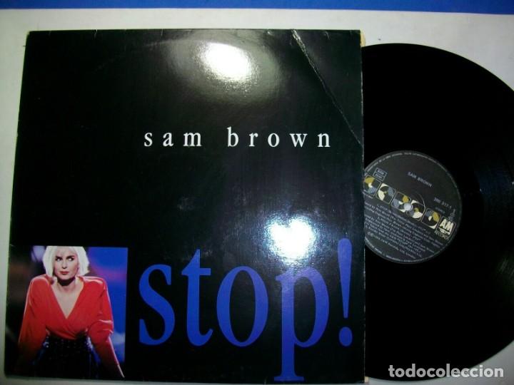 Discos de vinilo: SAM BROWN STOP! MAXI 12&rdquo; LP - Foto 1