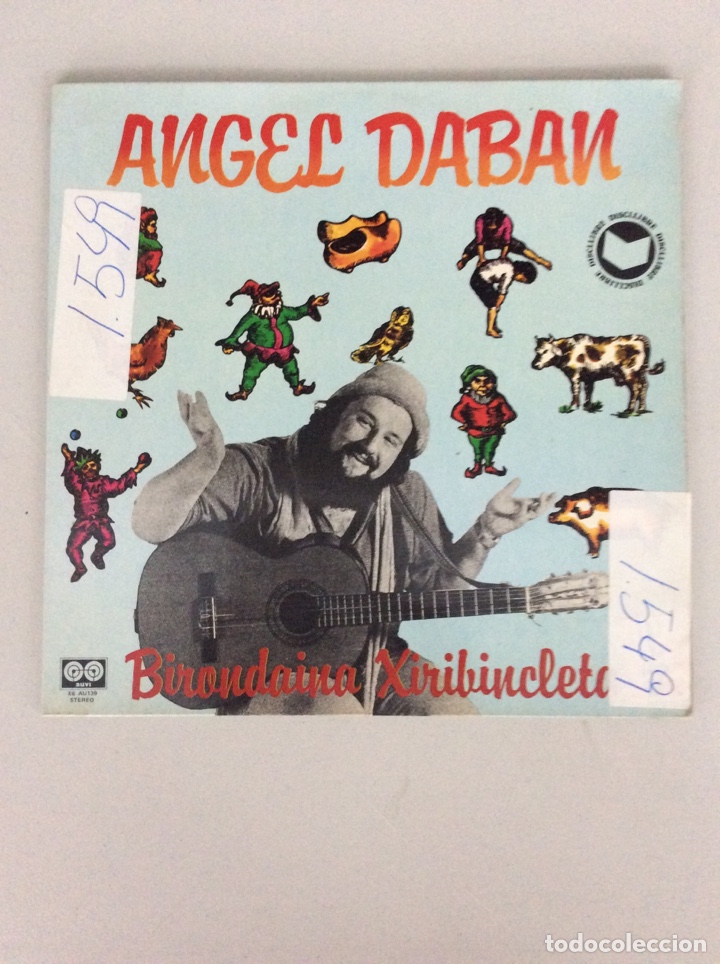 Discos de vinilo: Angel Daban. Birondaina Xiribincleta - Foto 1