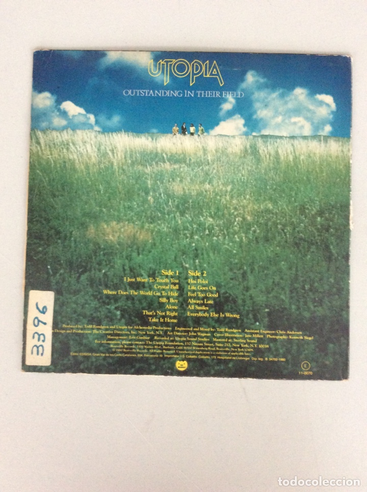Discos de vinilo: Utop&iacute;a. Deface the music - Foto 2