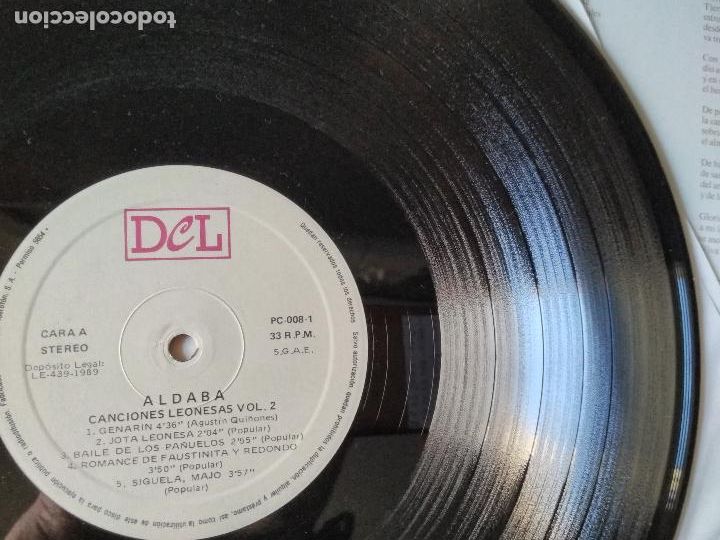 Discos de vinilo: ALDABA, canciones leonesas VOL 2 1989 - Foto 3