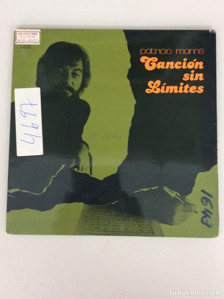 Discos de vinilo: Patricio Manns. Canci&oacute;n sin l&iacute;mites - Foto 1