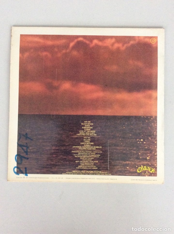 Discos de vinilo: Sunfighter. Paul Kantner. Grace Suck - Foto 2
