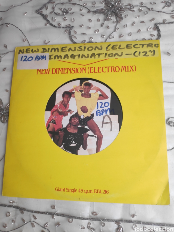 Discos de vinilo: Vinilo Maxisingle - Imagination - New dimension (Electro mix) - Giant Single - Foto 1