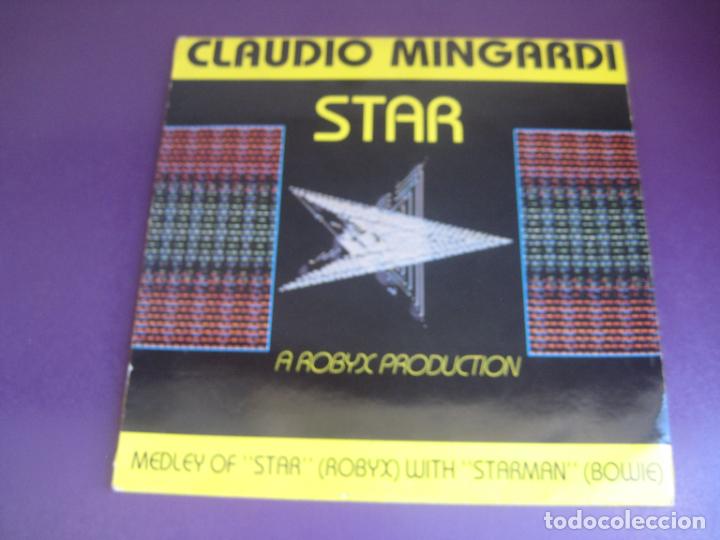 Discos de vinilo: Claudio Mingardi ‎– Star - MAXI SINGLE VICTORIA 1985 - ITALODISCO - VERSIONES DE DAVID BOWIE - Foto 1 - 272374388