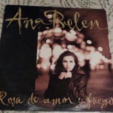 Discos de vinilo: DISCO DE VINILO ANA BELEN ROSA DE AMOR Y FUEGO 1989 ARIOLA. Lote 272374638