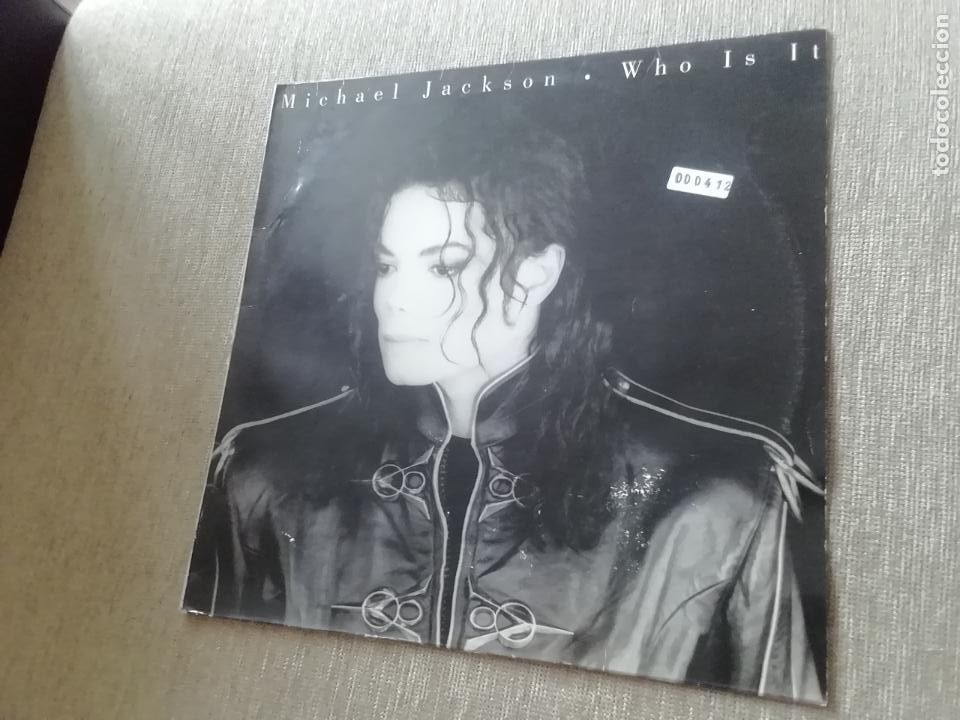 Discos de vinilo: Michael. Jackson-Who is it. maxi espa&ntilde;a - Foto 1