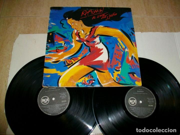 Discos de vinilo: RAMONC&Iacute;N AL LIMITE VIVO Y SALVAJE LP - Foto 1