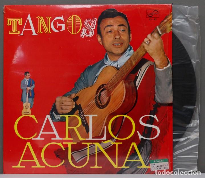 Discos de vinilo: LP. CARLOS ACU&Ntilde;A.TANGOS - Foto 1