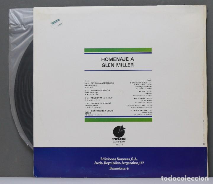 Discos de vinilo: LP. HOMENAJE A GLENN MILLER - Foto 2