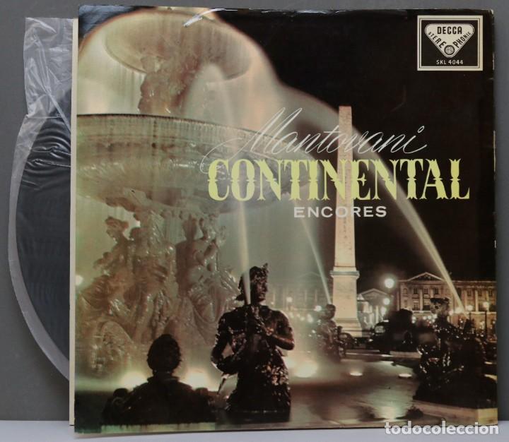 Discos de vinilo: LP. MANTOVANI. CONTINENTAL ENCORES - Foto 2