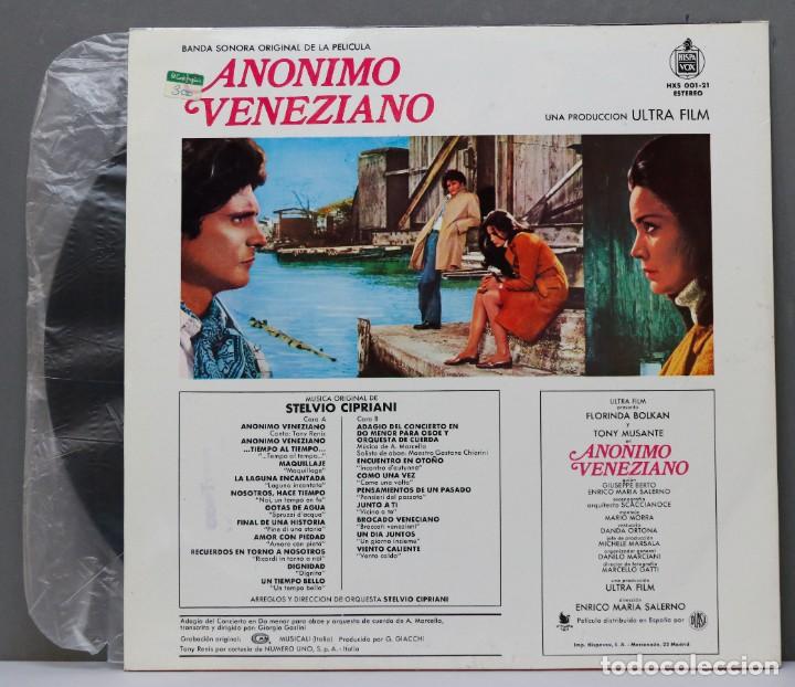 Discos de vinilo: LP. AN&Oacute;NIMO VENEZIANO - Foto 2
